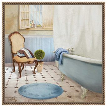 Sundance Bath I By Elizabeth Medley Framed Canvas Wall Art Print