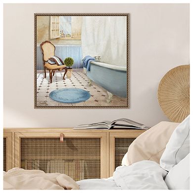Sundance Bath I By Elizabeth Medley Framed Canvas Wall Art Print