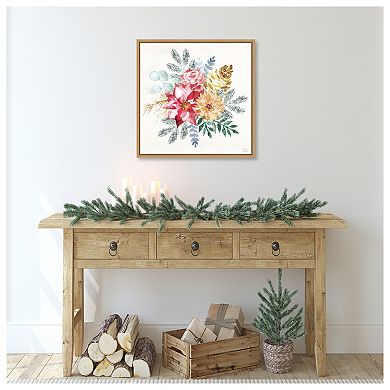 Holiday Sparkle Ii By Dina June Framed Canvas Wall Art Print