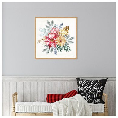 Holiday Sparkle Ii By Dina June Framed Canvas Wall Art Print