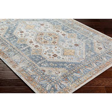 Elmdale Traditional Washable Area Rug