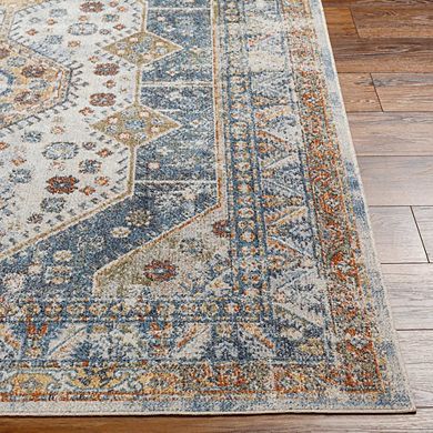 Elmdale Traditional Washable Area Rug