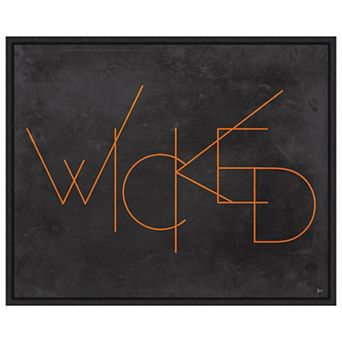 Haunted Iii Wicked By Jess Aiken Framed Canvas Wall Art Print