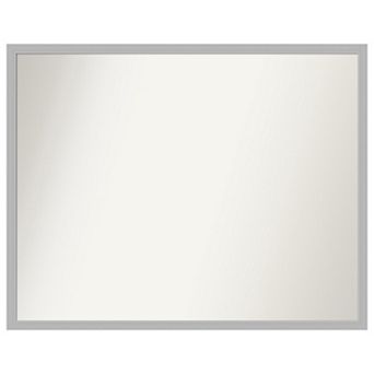 Hera Chrome Non-beveled Bathroom Wall Mirror
