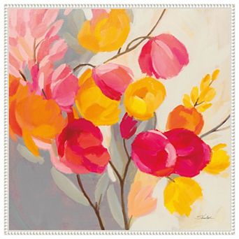 Magenta Bloom I By Silvia Vassileva Framed Canvas Wall Art Print