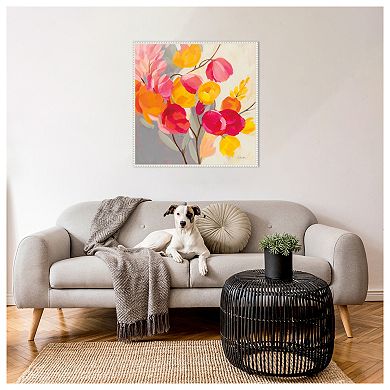 Magenta Bloom I By Silvia Vassileva Framed Canvas Wall Art Print