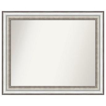 Salon Non-beveled Bathroom Wall Mirror