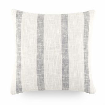 Urban Loft's Yarn-dyed Cotton Decor Throw Pillow In Awning Stripe