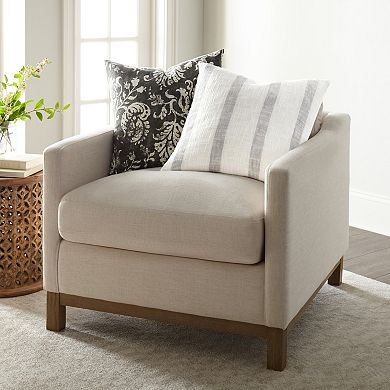 Urban Loft's Yarn-dyed Cotton Decor Throw Pillow In Awning Stripe
