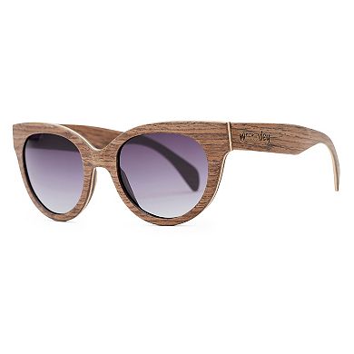 Majestic - Woodey - Walnut Vaneer Wood Sunglasses