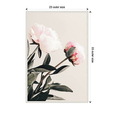 Peony 23 By Pictufy Studio Iii Framed Canvas Wall Art Print