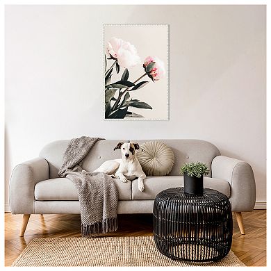 Peony 23 By Pictufy Studio Iii Framed Canvas Wall Art Print