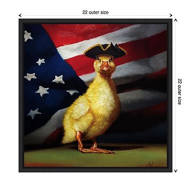 The Patriot By Lucia Heffernan Framed Canvas Wall Art Print