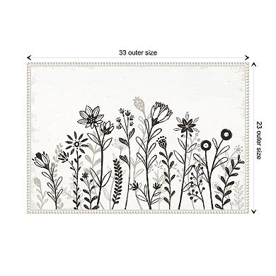 Our Nest Ix Florals By Janelle Penner Framed Canvas Wall Art Print