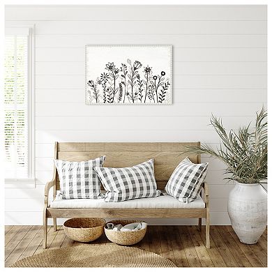 Our Nest Ix Florals By Janelle Penner Framed Canvas Wall Art Print