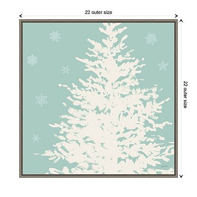 Seasonal Shades Vii By Anne Tavoletti Framed Canvas Wall Art Print