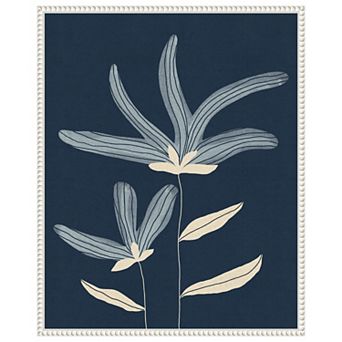 Two Flowers By Alisa Galitsyna Framed Canvas Wall Art Print