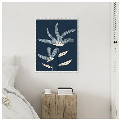 Two Flowers By Alisa Galitsyna Framed Canvas Wall Art Print
