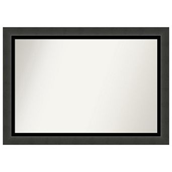Tuxedo Non-beveled Bathroom Wall Mirror
