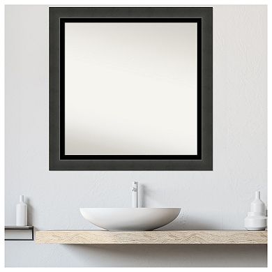 Tuxedo Non-beveled Bathroom Wall Mirror