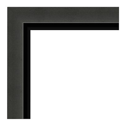 Tuxedo Non-beveled Bathroom Wall Mirror