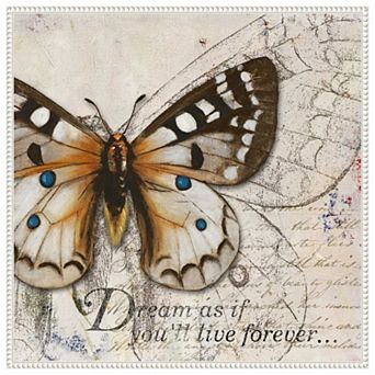Living Your Dreams I Butterfly By Patricia Pinto Framed Canvas Wall Art Print