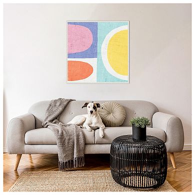Pastel Ii By Wild Apple Portfolio Framed Canvas Wall Art Print