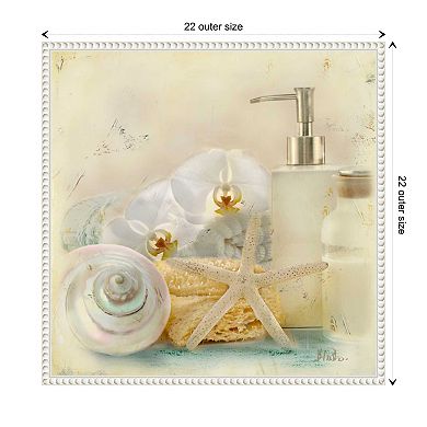 Silver Bath Ii By Patricia Pinto Framed Canvas Wall Art Print