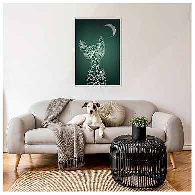 My Precious Emerald By Ema Paraschiv Framed Canvas Wall Art Print