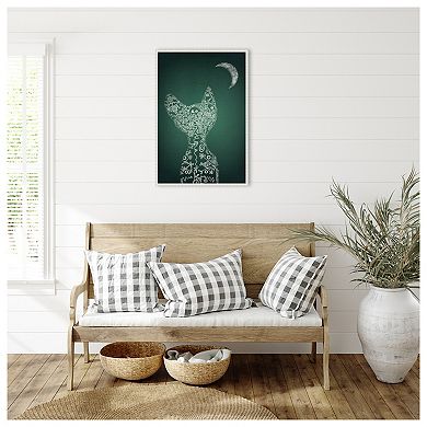 My Precious Emerald By Ema Paraschiv Framed Canvas Wall Art Print