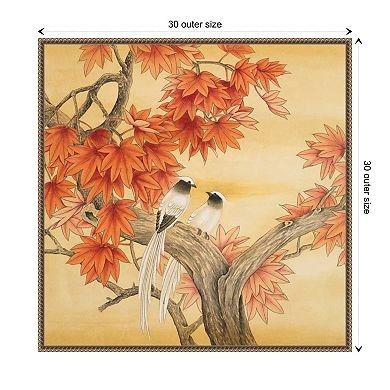 Love Birds I By Llc Urban Pearl Collection Framed Canvas Wall Art Print