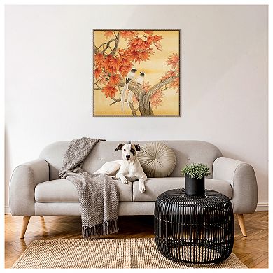 Love Birds I By Llc Urban Pearl Collection Framed Canvas Wall Art Print