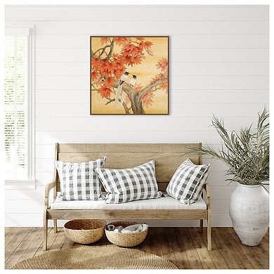 Love Birds I By Llc Urban Pearl Collection Framed Canvas Wall Art Print