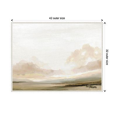 Southern Landscape By Dan Hobday Framed Canvas Wall Art Print
