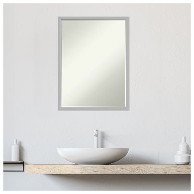 Hera Chrome Petite Bevel Bathroom Wall Mirror