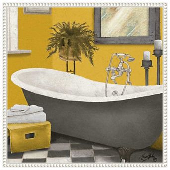 Sunny Bath Ii By Elizabeth Medley Framed Canvas Wall Art Print