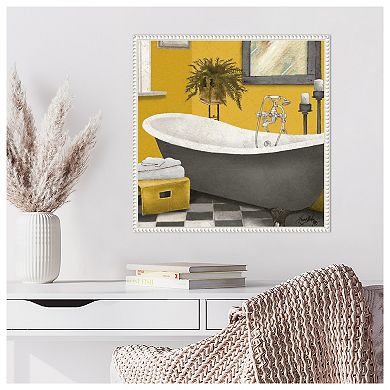 Sunny Bath Ii By Elizabeth Medley Framed Canvas Wall Art Print