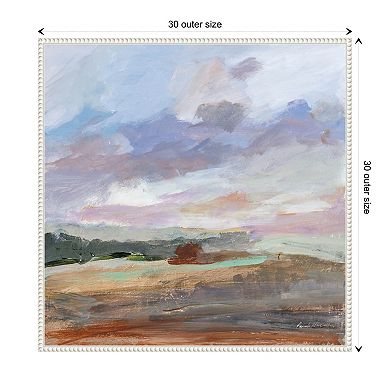 Seashore Without End By Pamela Munger Framed Canvas Wall Art Print