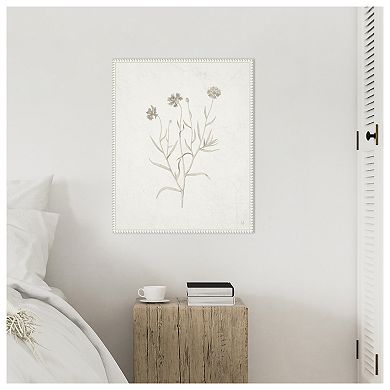 Plants From The Meadow V By Sarah Adams Framed Canvas Wall Art Print