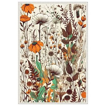 Meadow Flowers 3 By Justyna Jaszke Framed Canvas Wall Art Print
