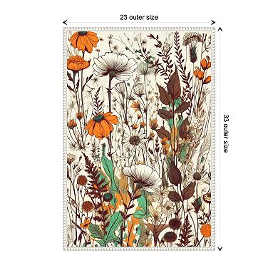 Meadow Flowers 3 By Justyna Jaszke Framed Canvas Wall Art Print