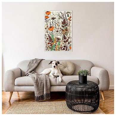 Meadow Flowers 3 By Justyna Jaszke Framed Canvas Wall Art Print
