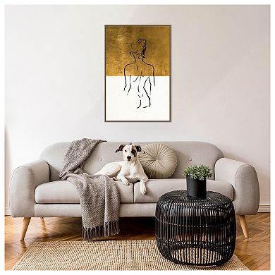 Ode To The Female Form By Fun Qui Framed Canvas Wall Art Print