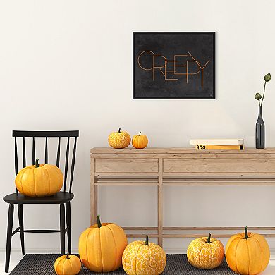 Haunted Iv Creepy By Jess Aiken Framed Canvas Wall Art Print