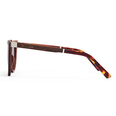 Plum - Woodey - Purple Sandal Veneer Wood Sunglasses