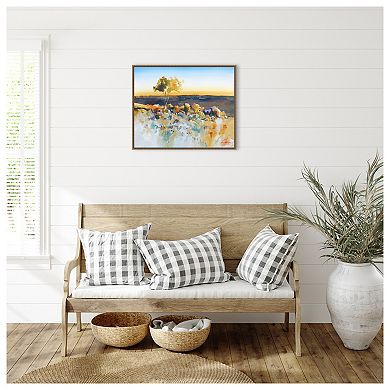 Silverton View Trees By Craig Trewin Penny Framed Canvas Wall Art Print
