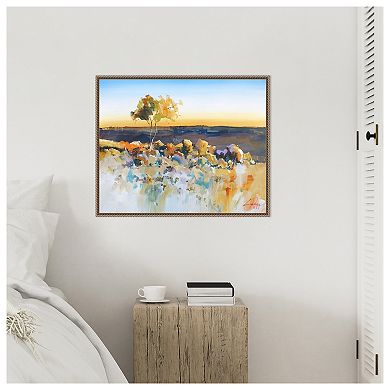 Silverton View Trees By Craig Trewin Penny Framed Canvas Wall Art Print