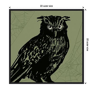 Haunted Halloween X By Anne Tavoletti Framed Canvas Wall Art Print