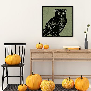Haunted Halloween X By Anne Tavoletti Framed Canvas Wall Art Print