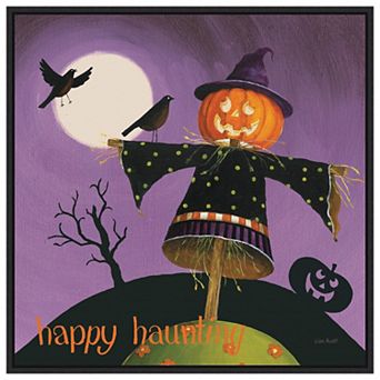 Happy Haunting V By Lisa Audit Framed Canvas Wall Art Print
